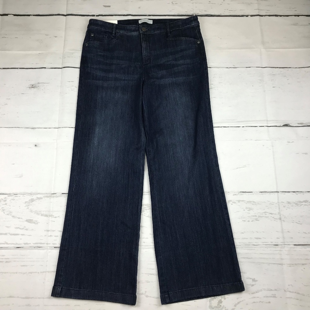 J Jill smooth fit stretch full leg jeans NWT E12